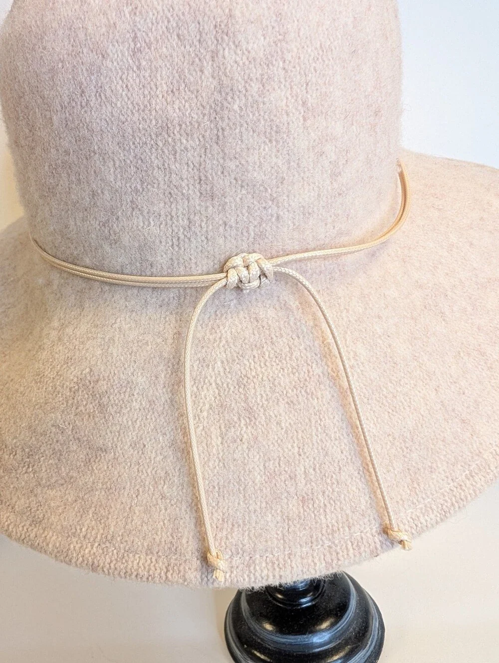 San Diego Hat Co Beige Wool Blend Wide Brim Floppy Hat One Size